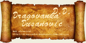 Dragovanka Dušanović vizit kartica